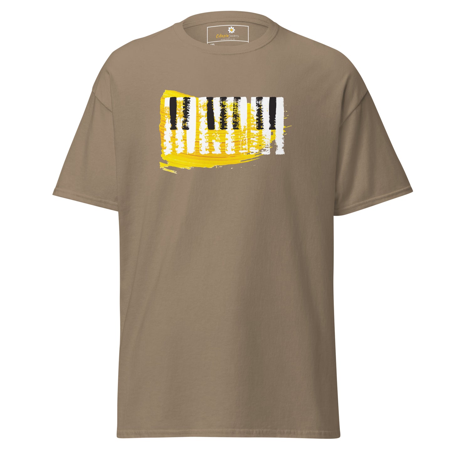 Unisex classic t-shirt - MUSIC PIANO KEYBOARD - BIG