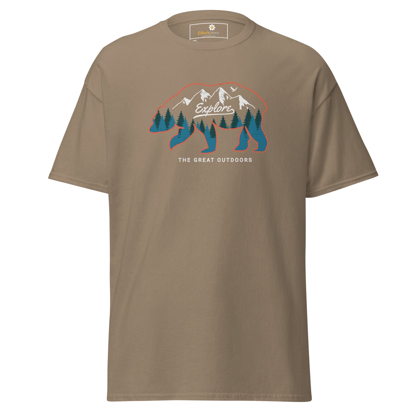 Unisex classic t-shirt - ADVENTURE GREAT OUTDOORS - BIG