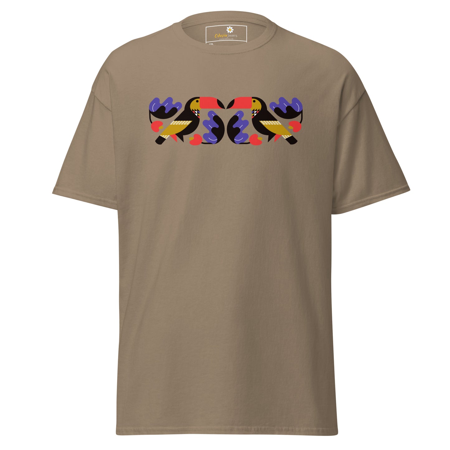 T-shirt classique pour homme - WILDLIFE ABSTRACT TOUCAN MIRROR - BIG