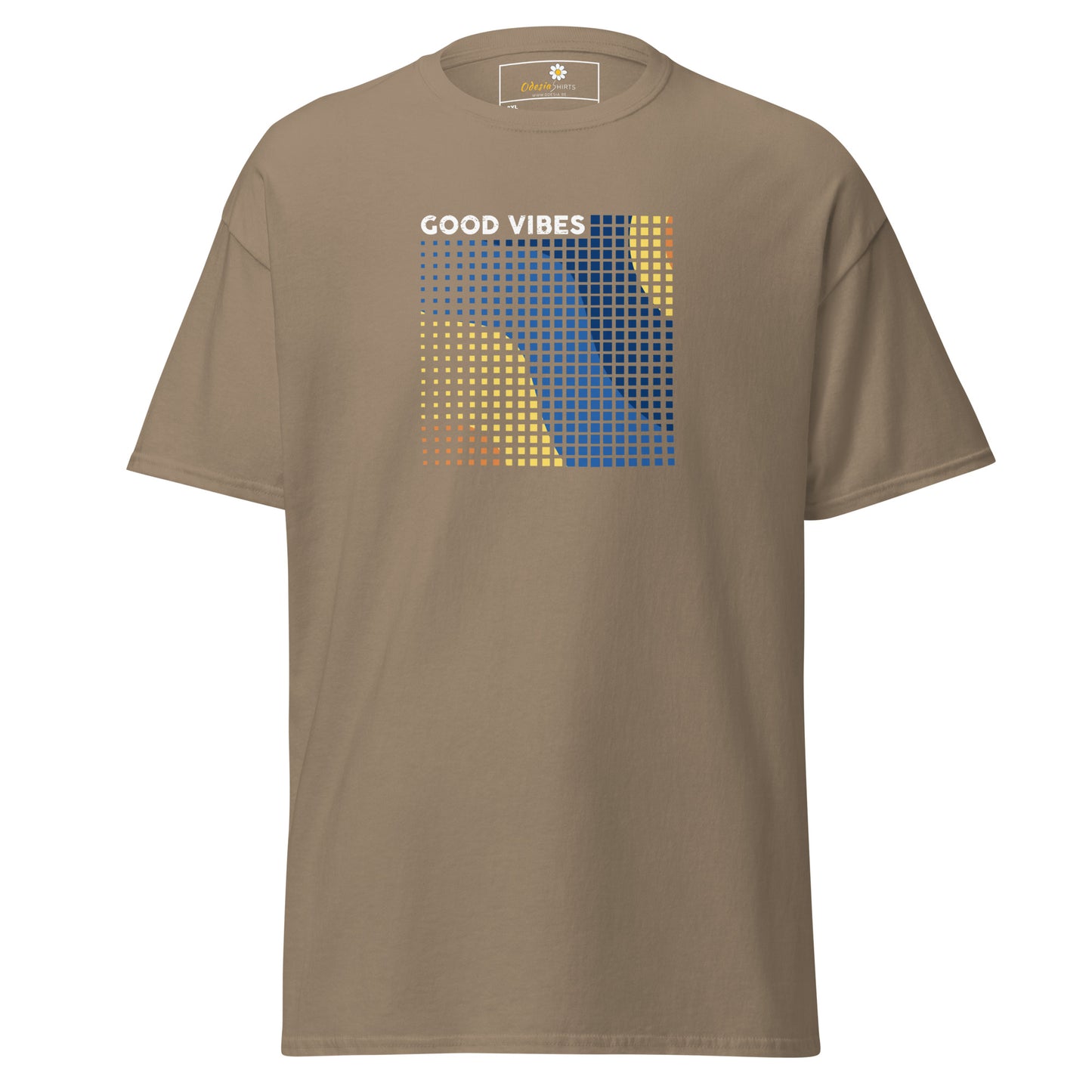 Unisex classic t-shirt - ABSTRACT GOOD VIBES - BIG