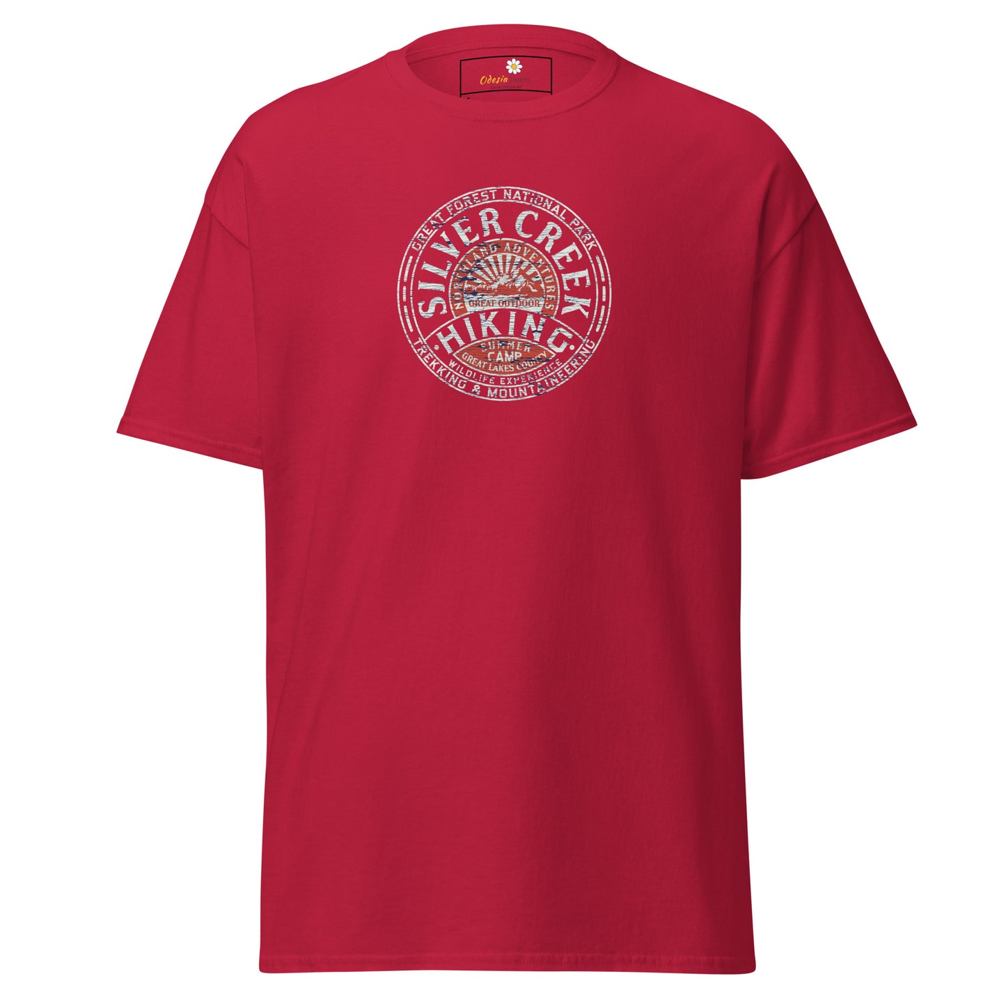 Heren klassiek T-shirt - ADVENTURE SILVER CREEK HIKING - REGULAR