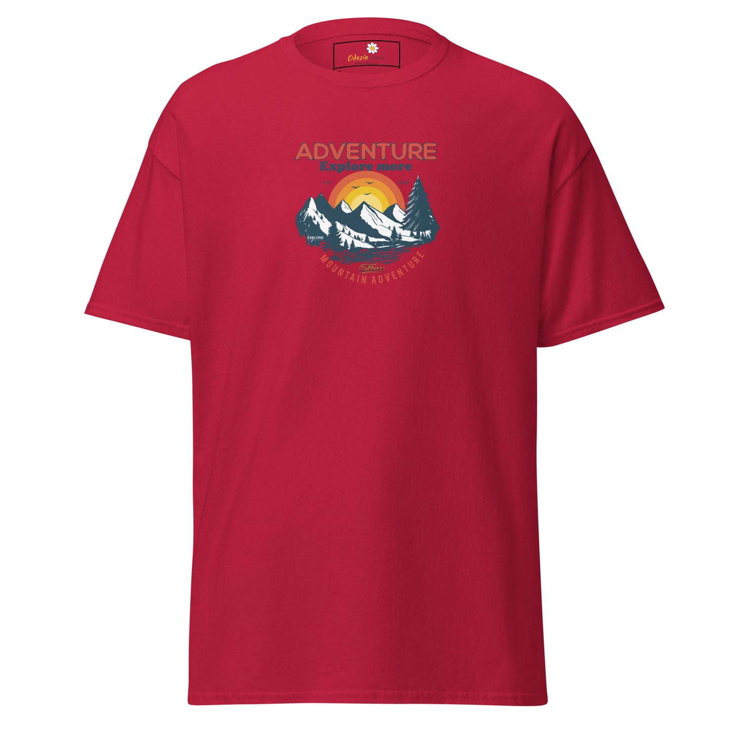 Unisex classic t-shirt - ADVENTURE EXPLORE MORE - REGULAR