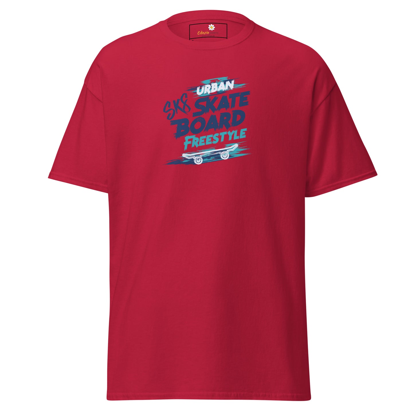 Unisex classic t-shirt - SPORT SKATEBOARD FREESTYLE - REGULAR
