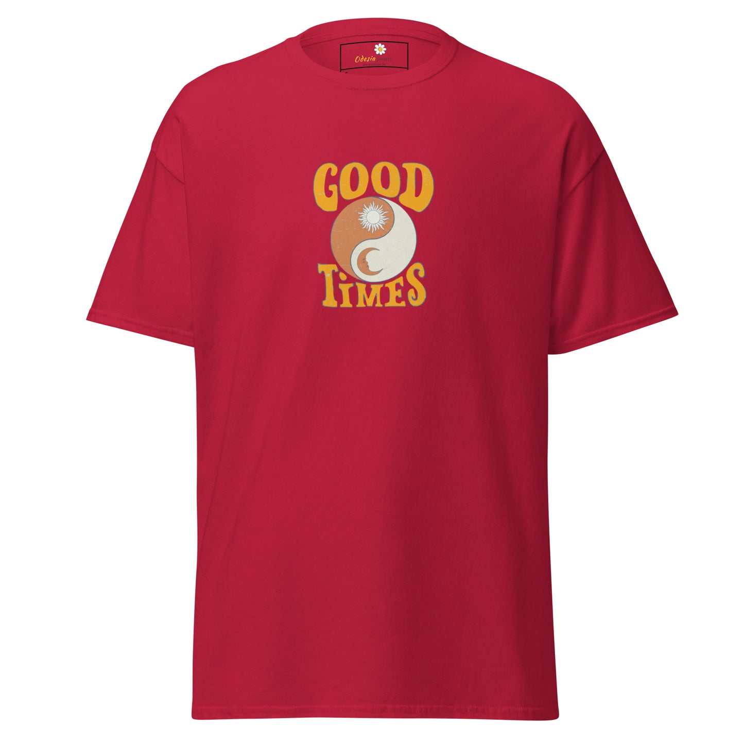 Unisex classic t-shirt - POSITIVE GOOD TIMES YIN YANG - REGULAR