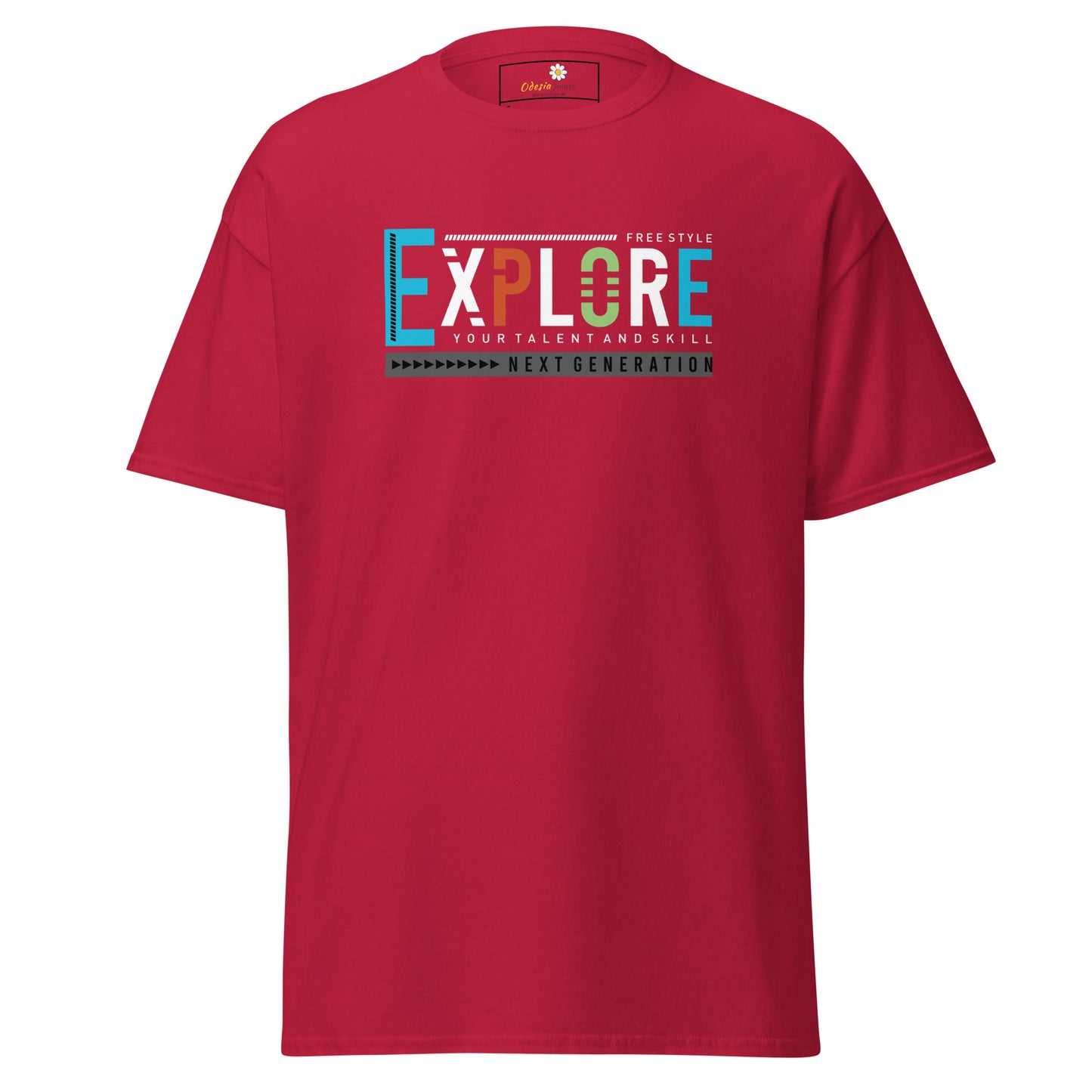 Unisex classic t-shirt - ADVENTURE EXPLORE FREESTYLE - REGULAR