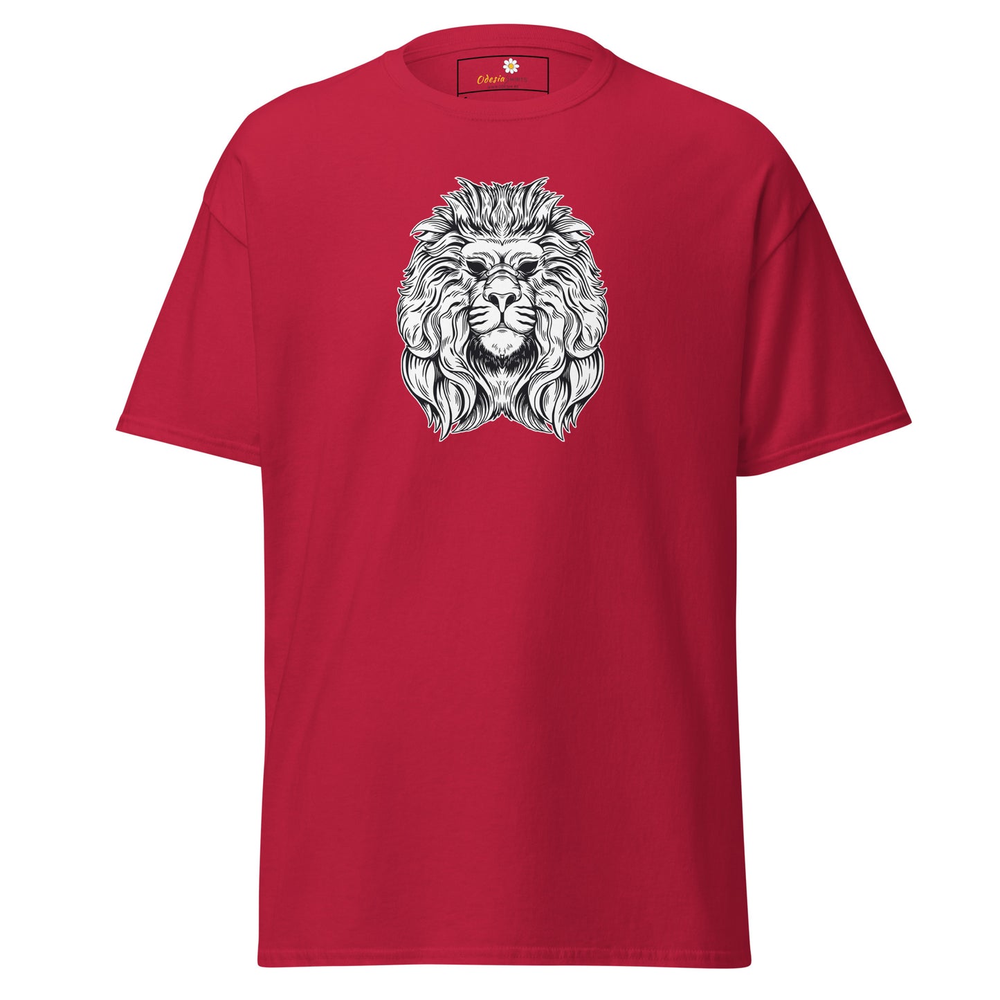 Unisex classic t-shirt - WILD LIFE LION HEAD - REGULAR