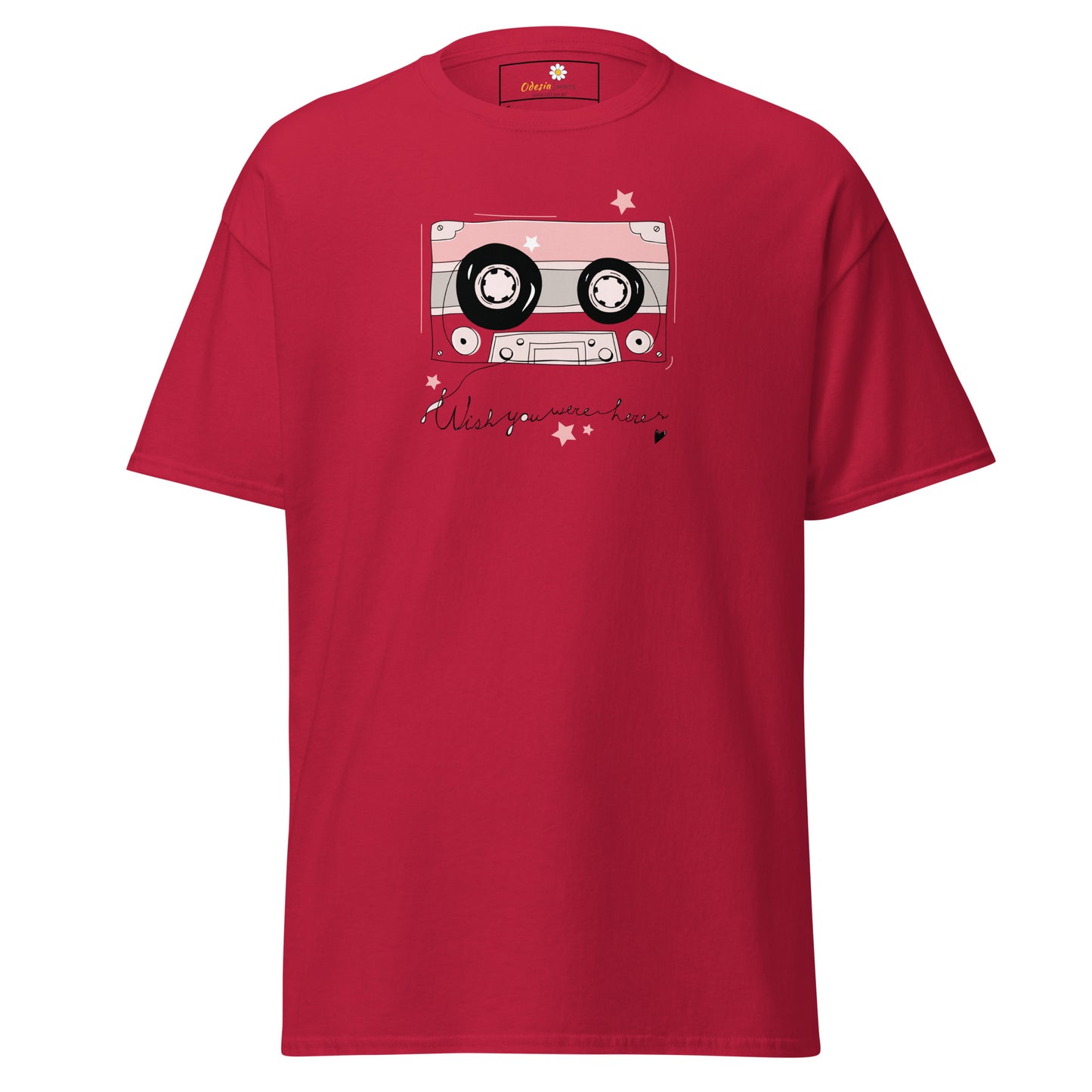 Unisex classic t-shirt - MUSIC WISH YOU WERE HERE - REGULAR