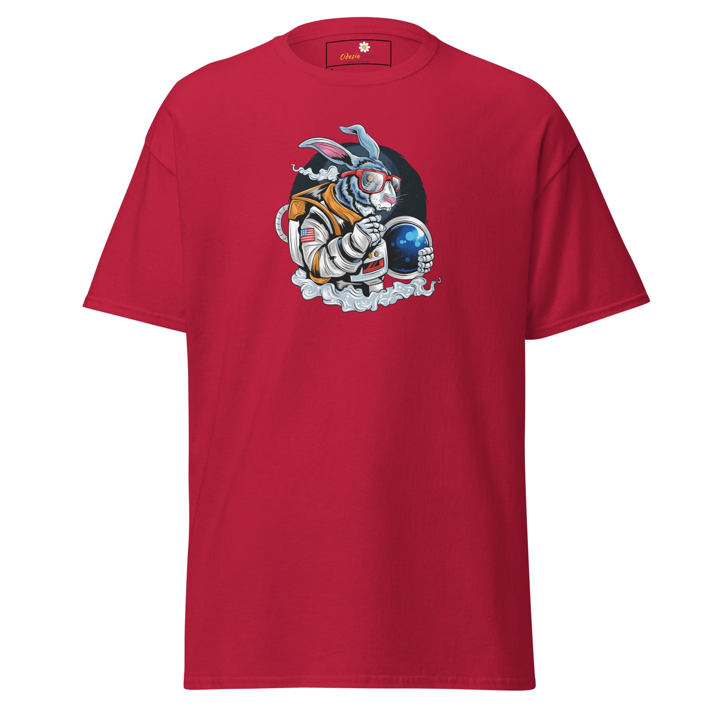 T-shirt classique unisexe - LAPIN ASTRONAUTE - RÉGULIER