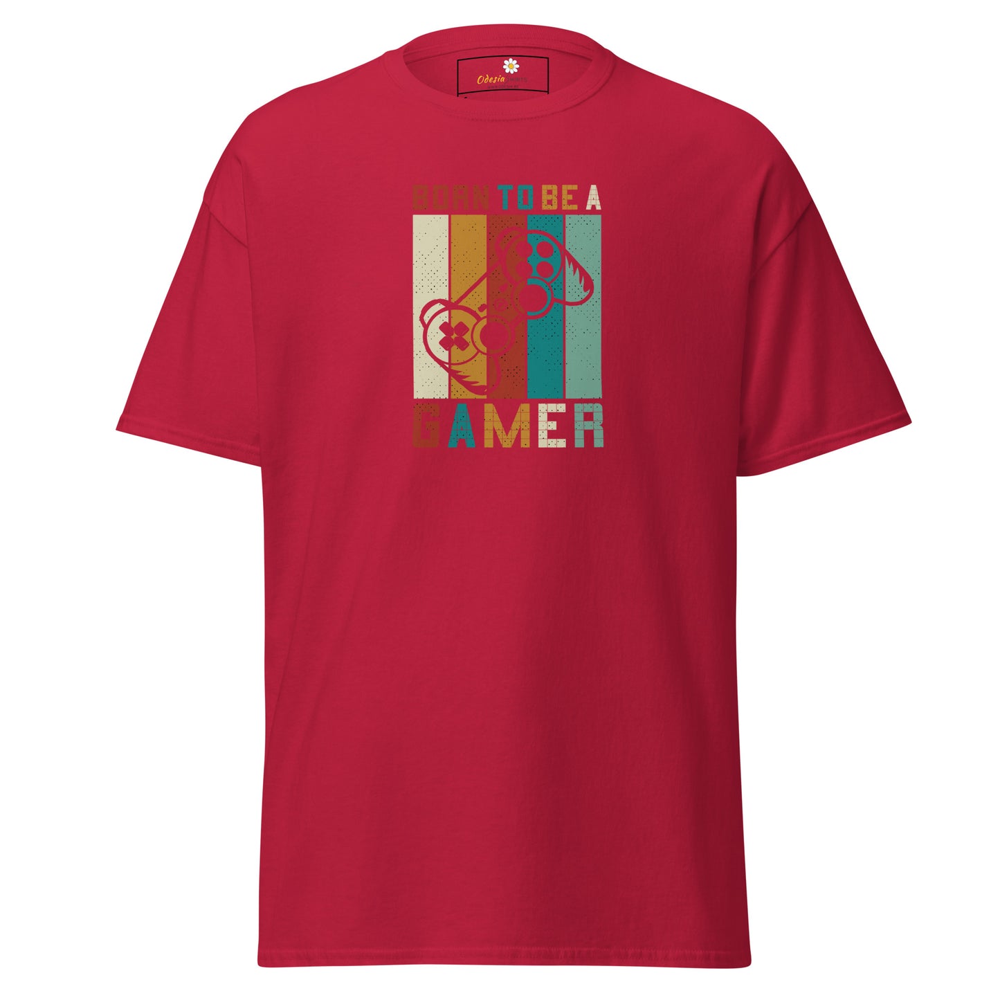 T-shirt classique unisexe - GAMERS BORN TO BE A GAMER - REGULAR