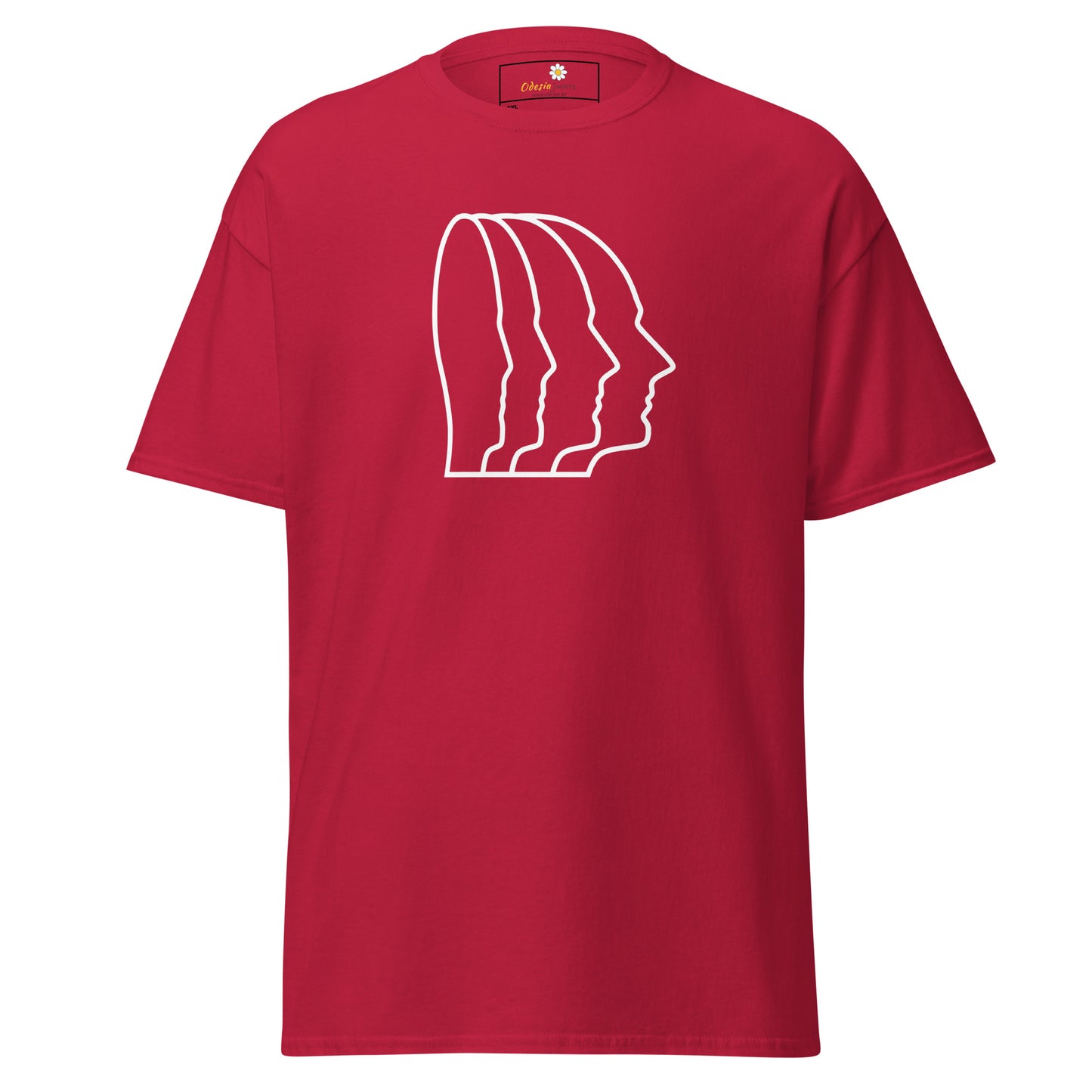 Unisex classic t-shirt - ABSTRACT HEAD PROFIL - BIG