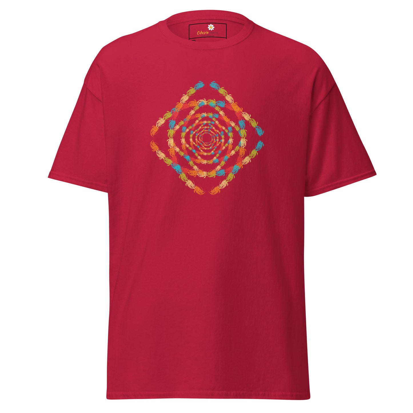 Unisex classic t-shirt - ABSTRACT SQUARE TUNNEL - BIG