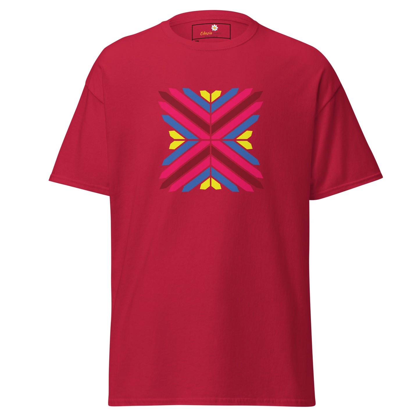 Unisex classic t-shirt - ABSTRACT TRIANGLES - BIG