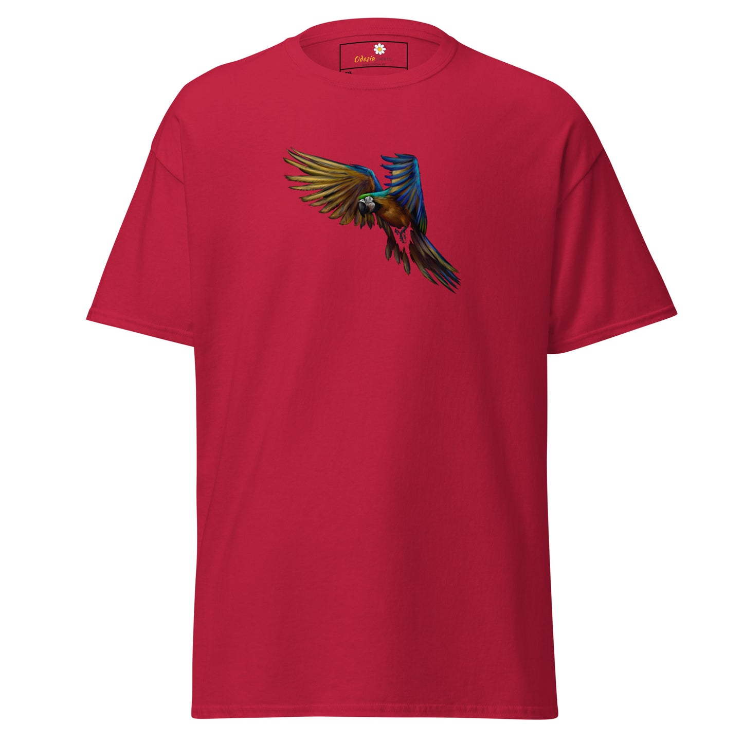 Heren klassiek t-shirt - WILDLIFE PARROT - GROOT