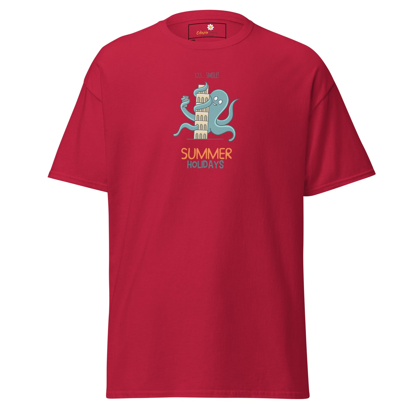 Heren klassiek t-shirt - ZOMERPLEZIERVAKANTIES - GROOT
