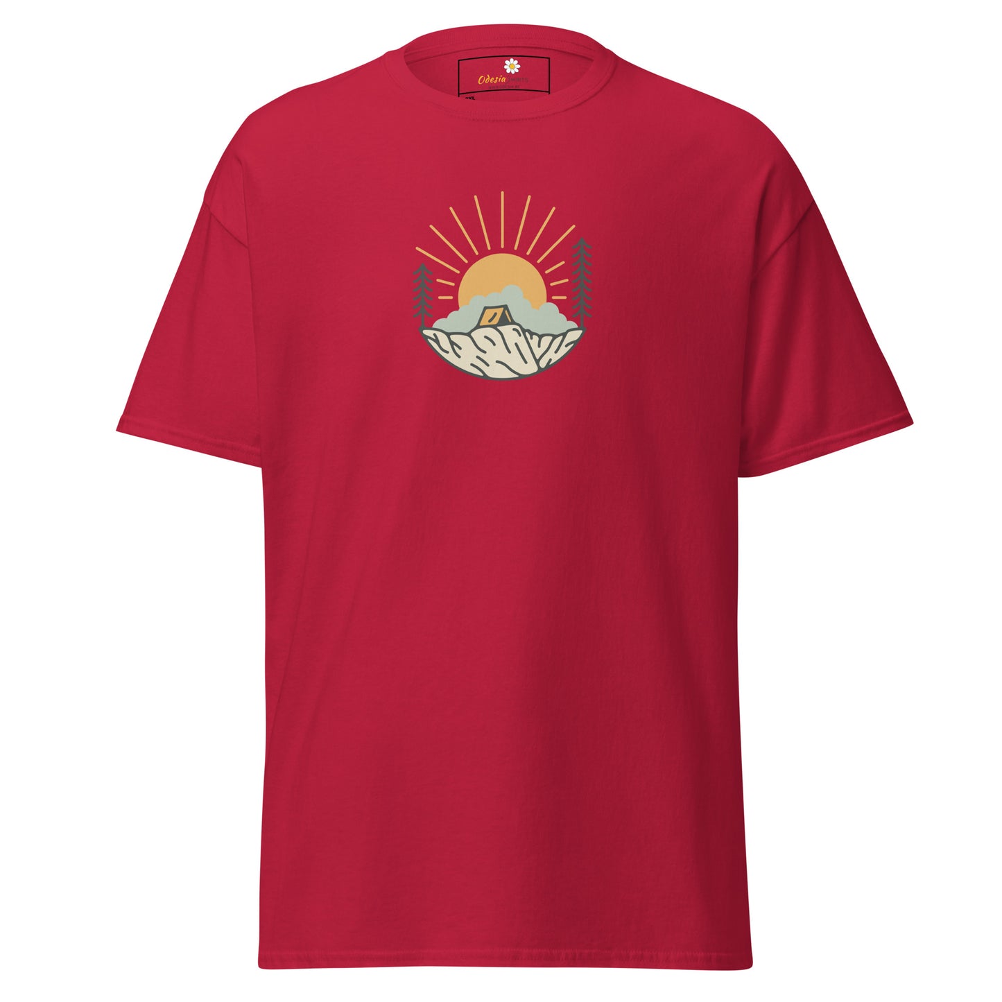Unisex classic t-shirt - ADVENTURE SUNNY CIRCLE - BIG