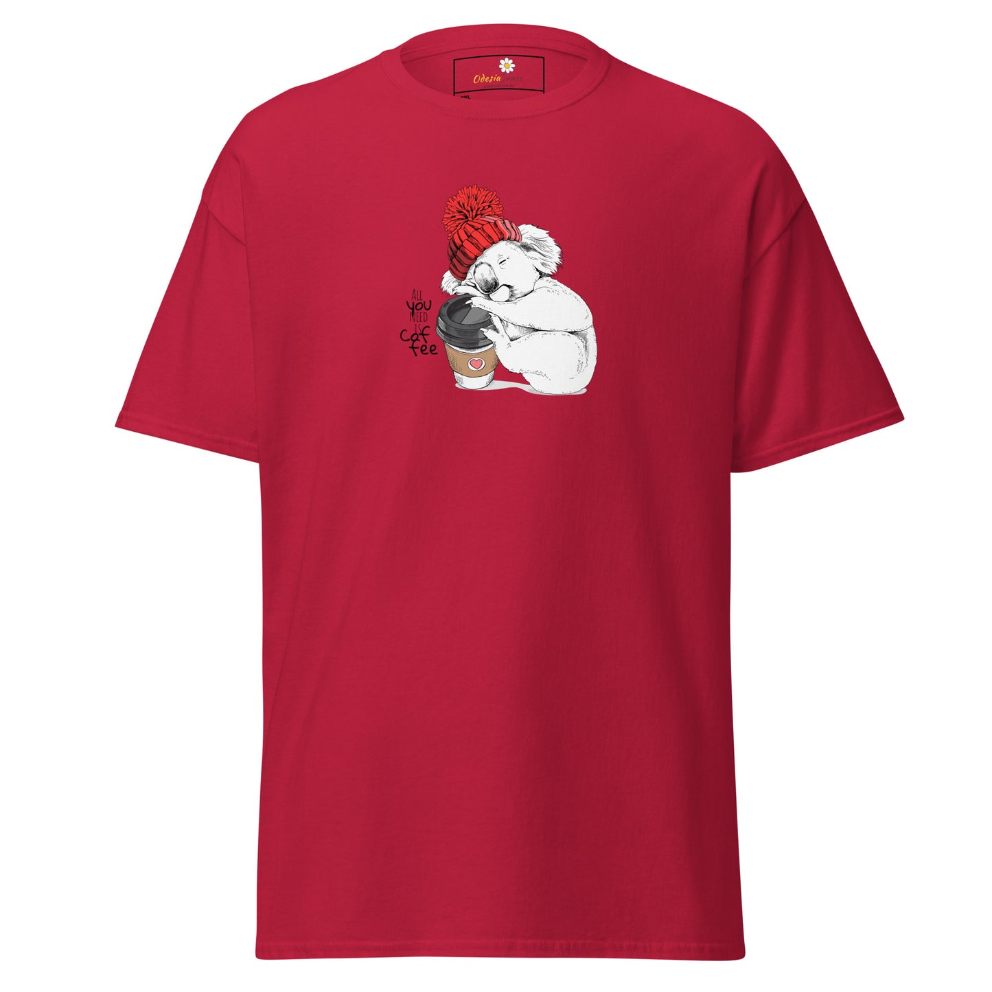Klassiek heren t-shirt - WILDLIFE FUN KOALA - GROOT