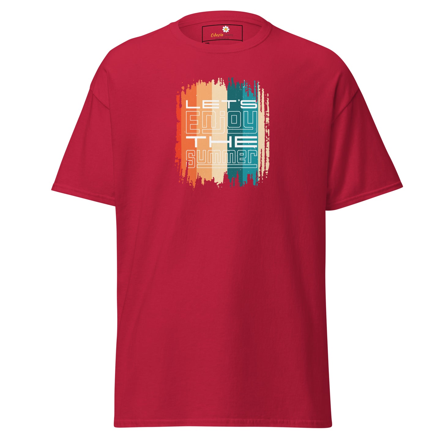 T-shirt classique pour homme - SUMMER LETS ENJOY - BIG