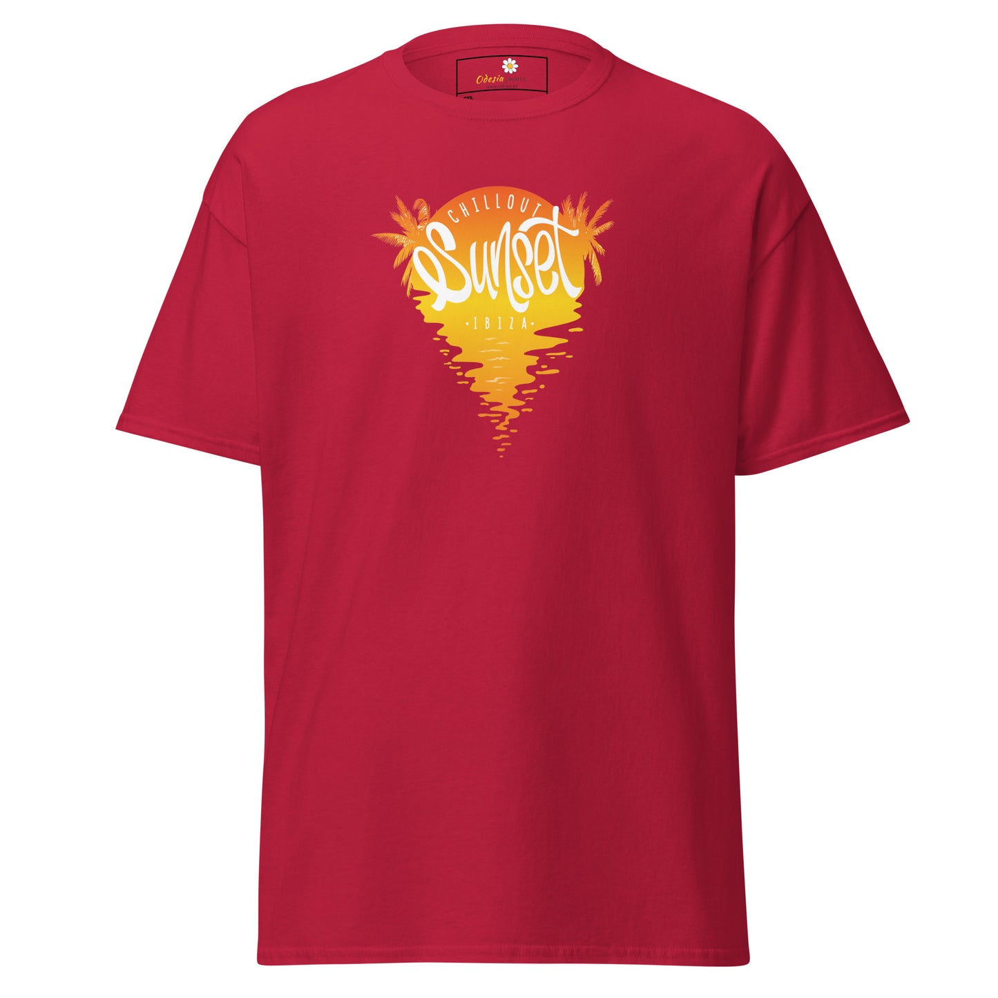 T-shirt classique pour homme - SUMMER IBIZA SUNSET - BIG