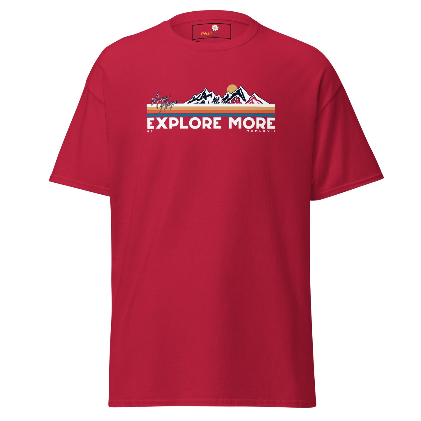 Unisex classic t-shirt - ADVENTURE EXPLORE MORE - BIG