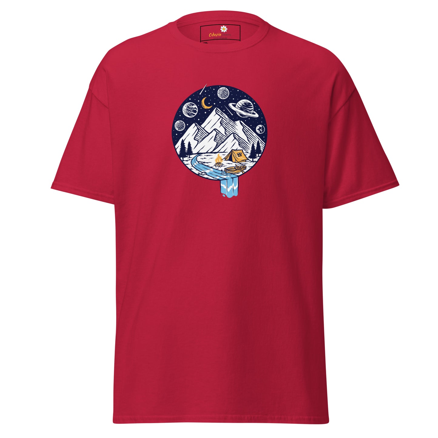 Unisex classic t-shirt - ADVENTURE NIGHT TENT - BIG