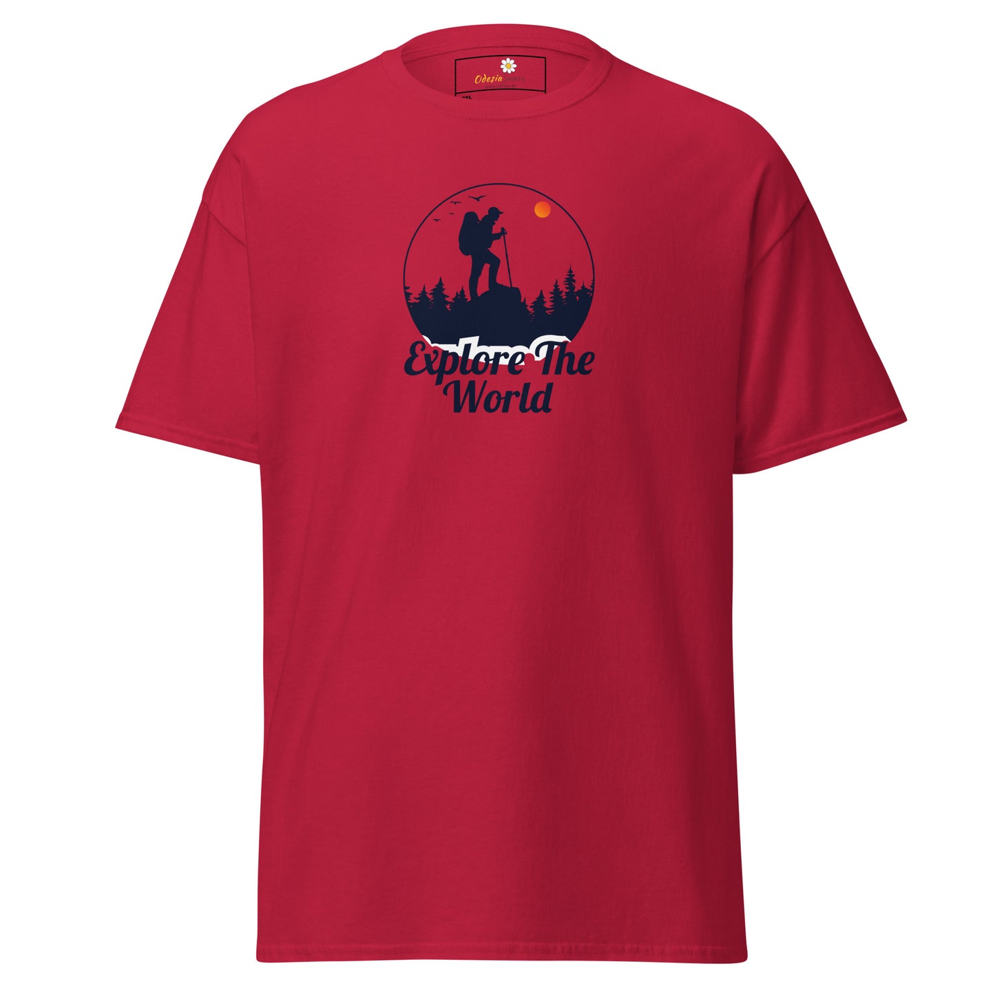 Unisex classic t-shirt - ADVENTURE EXPLORE THE WORLD - BIG
