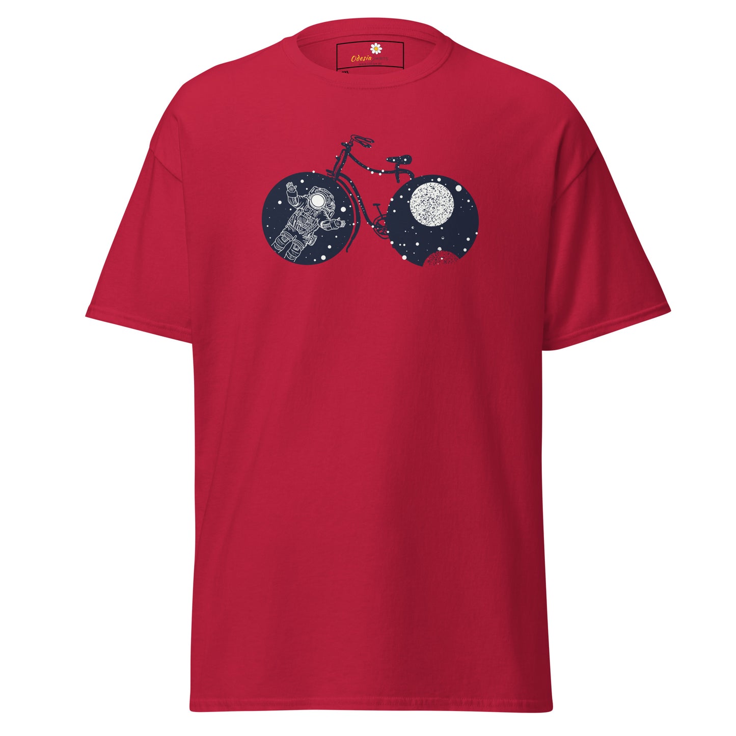Unisex classic t-shirt - ASTRONAUT BIKE - BIG
