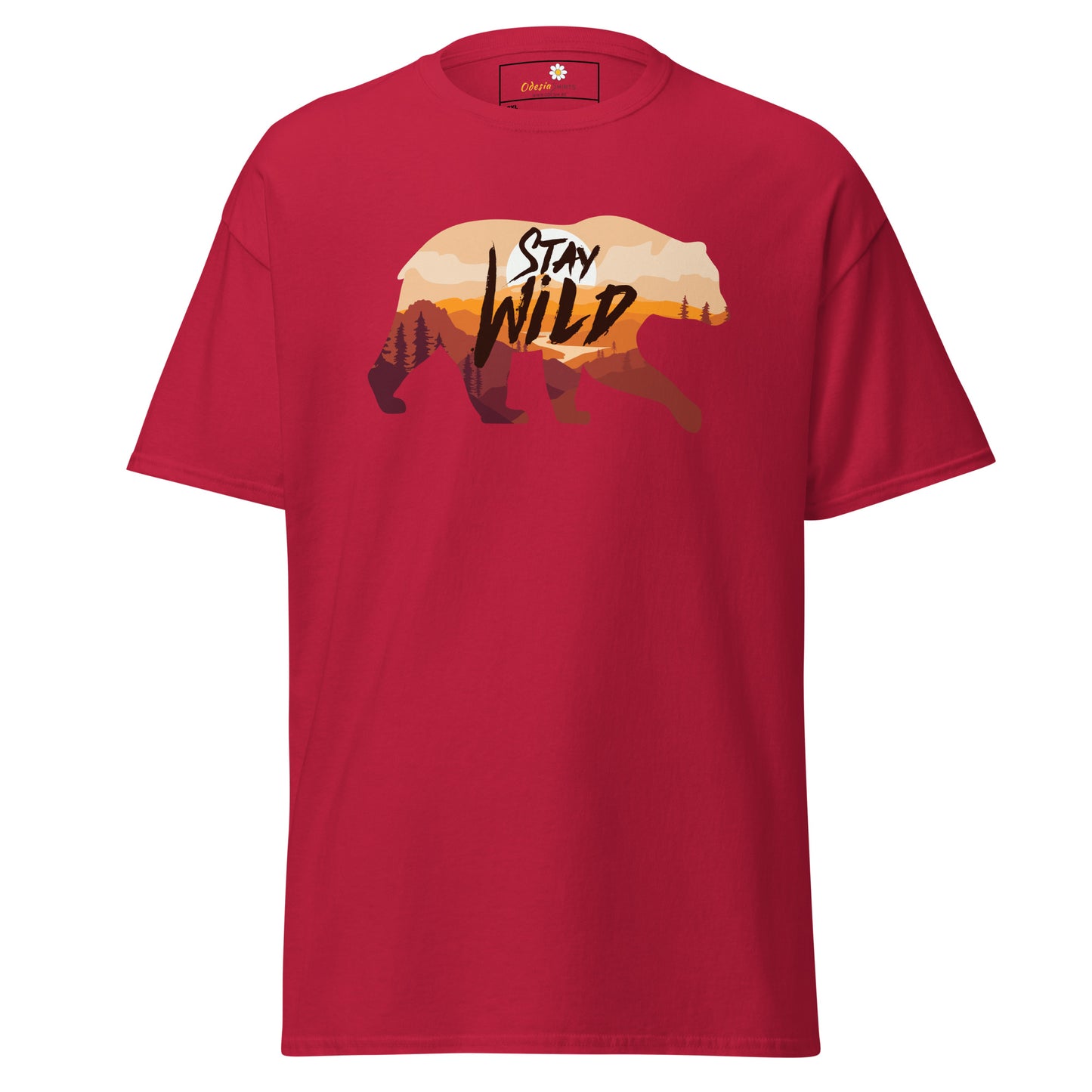 Unisex classic t-shirt - ADVENTURE WILDLIFE STAY WILD - BIG