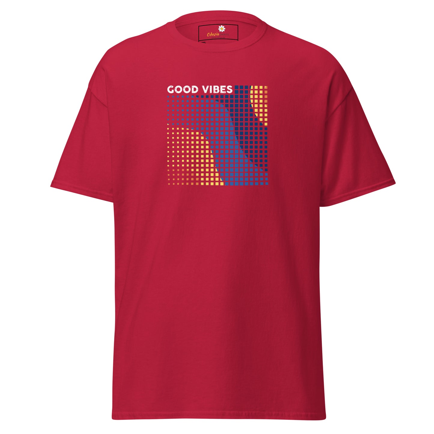 Unisex classic t-shirt - ABSTRACT GOOD VIBES - BIG