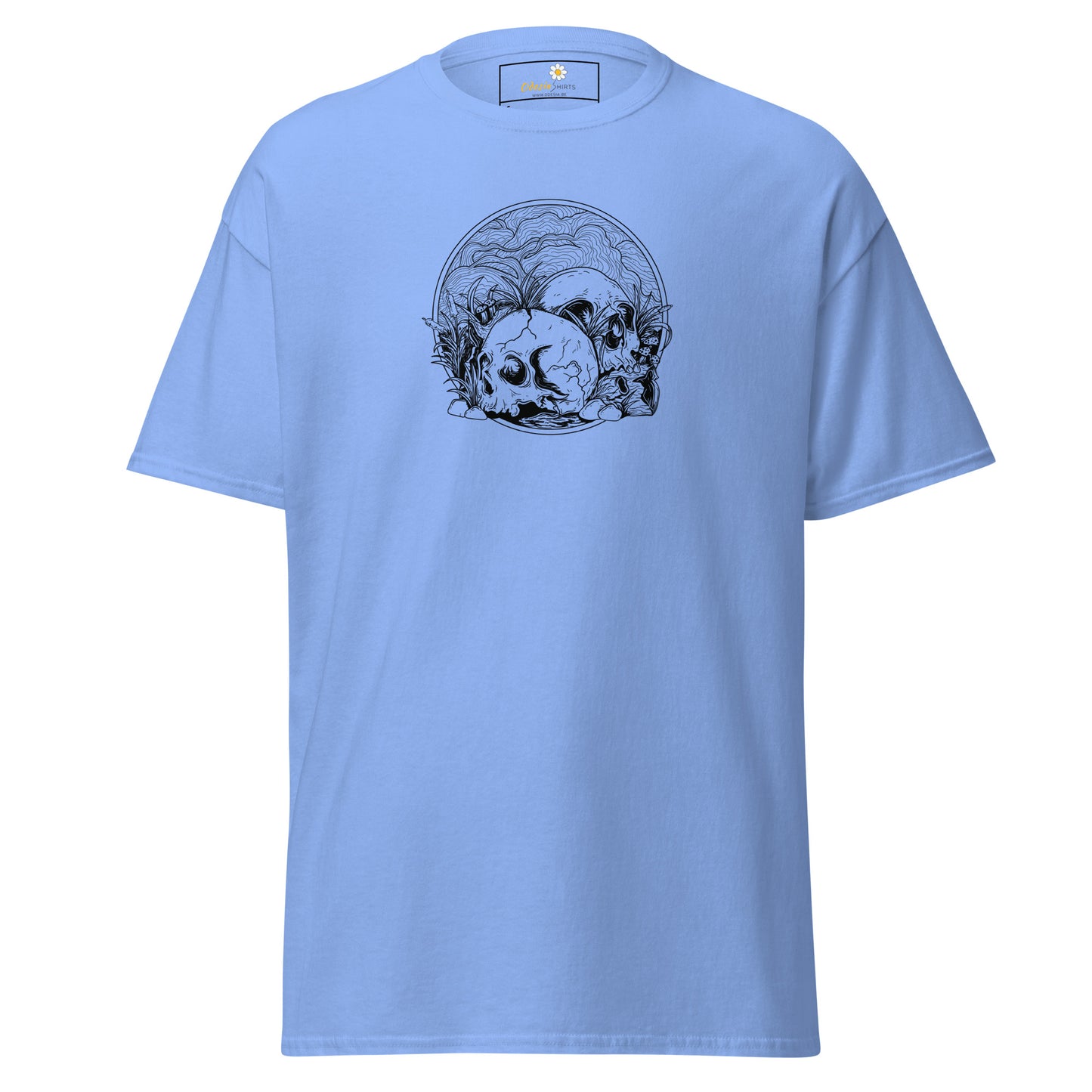 Unisex klassiek t-shirt - SKULL SUMMER SKULLS - REGULAR