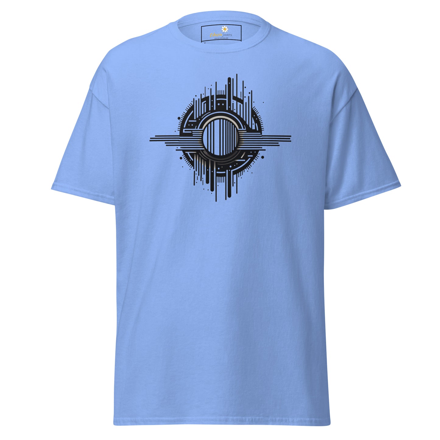 Unisex classic t-shirt - ABSTRACT SPHERE LINES - REGULAR