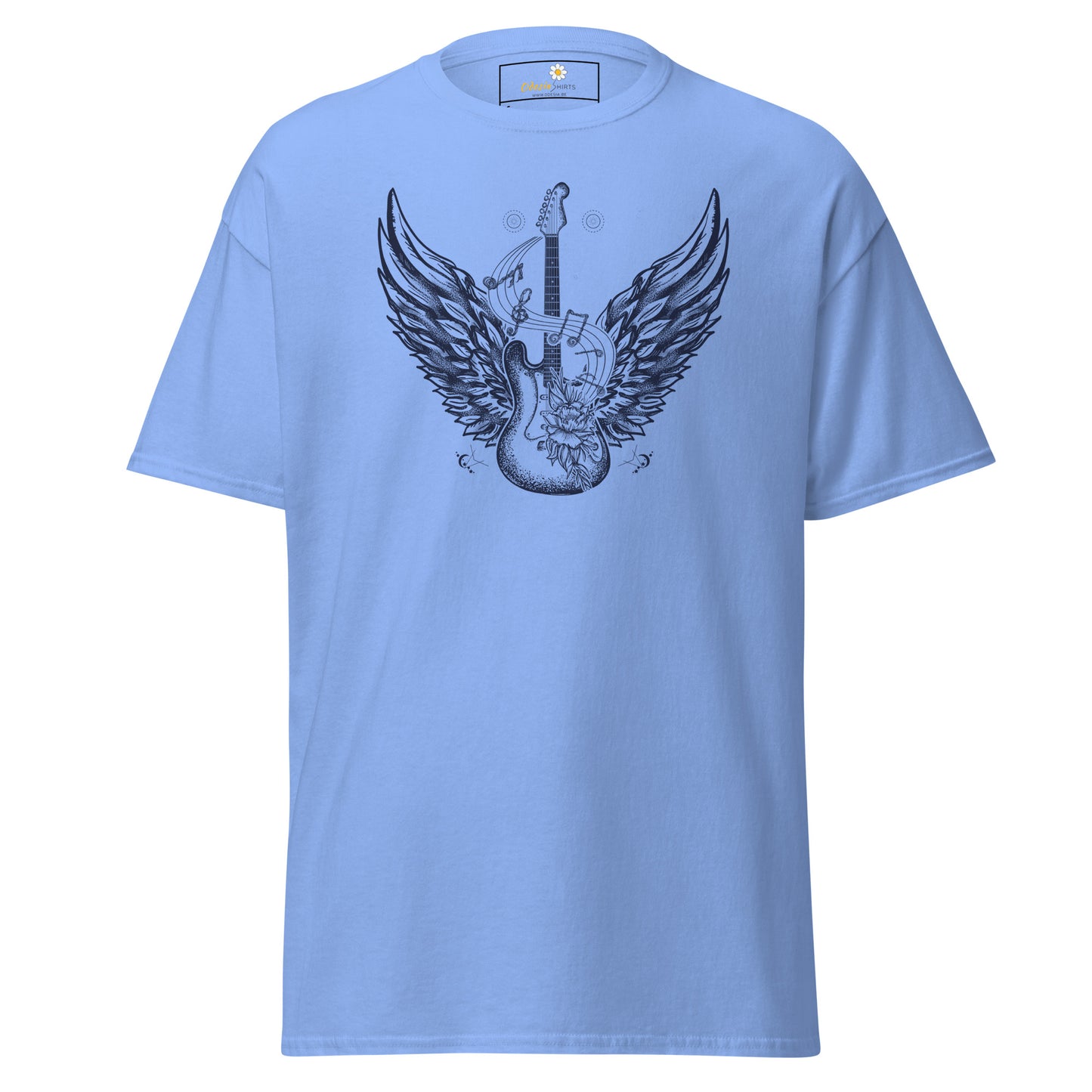 Unisex klassiek t-shirt - MUZIEK ROCK AND ROLL GITAAR - REGULAR