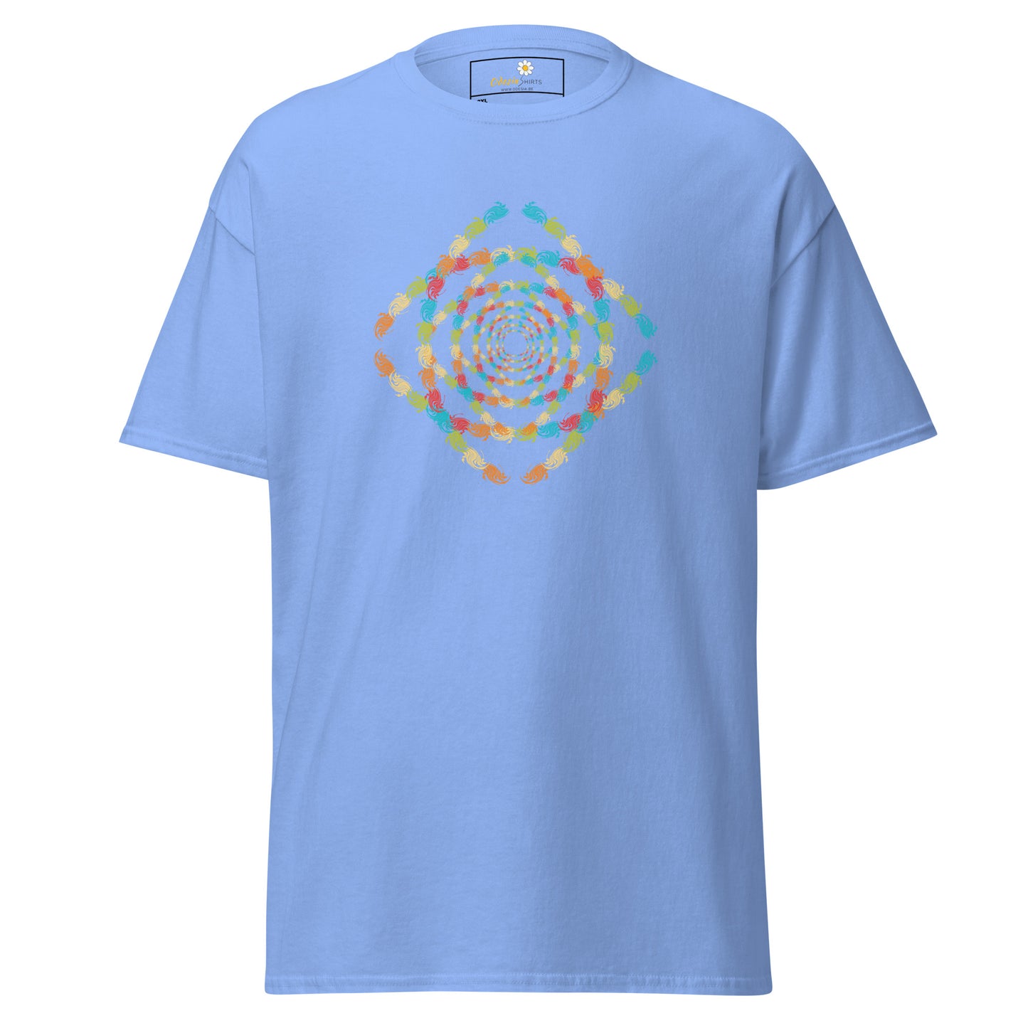 Unisex classic t-shirt - ABSTRACT SQUARE TUNNEL - BIG