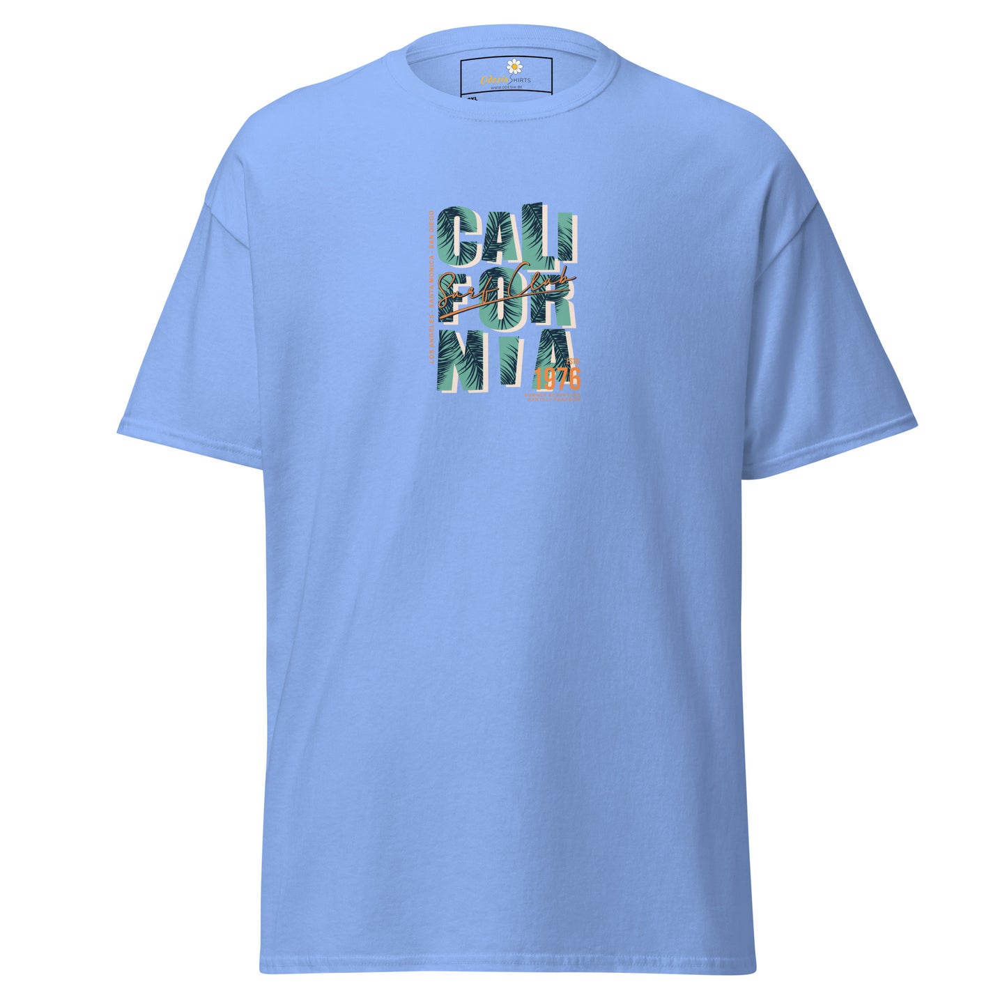 Heren klassiek t-shirt - TEXT CALIFORNIA - GROOT