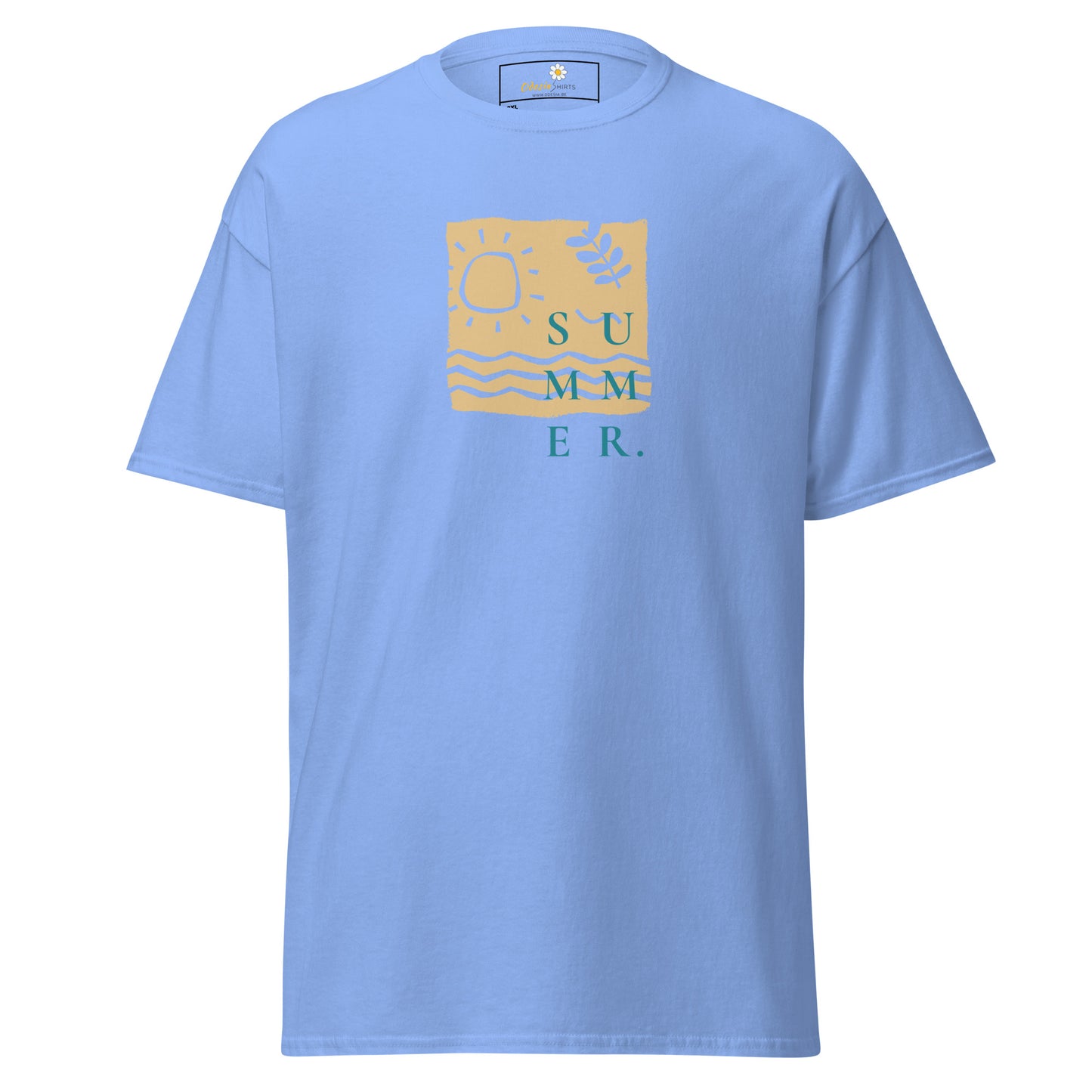 Heren klassiek t-shirt - SUMMER SEA NATURE - GROOT