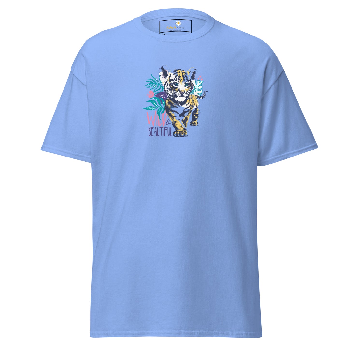 Heren klassiek t-shirt - WILDLIFE AND BEAUTIFUL - GROOT
