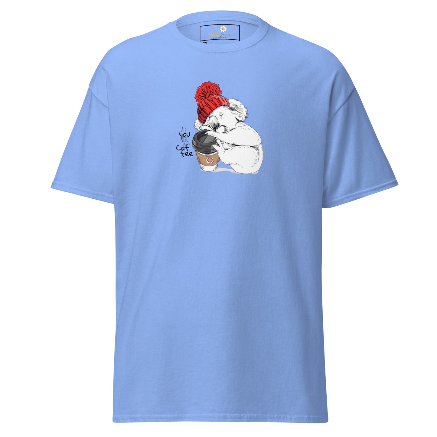 Klassiek heren t-shirt - WILDLIFE FUN KOALA - GROOT