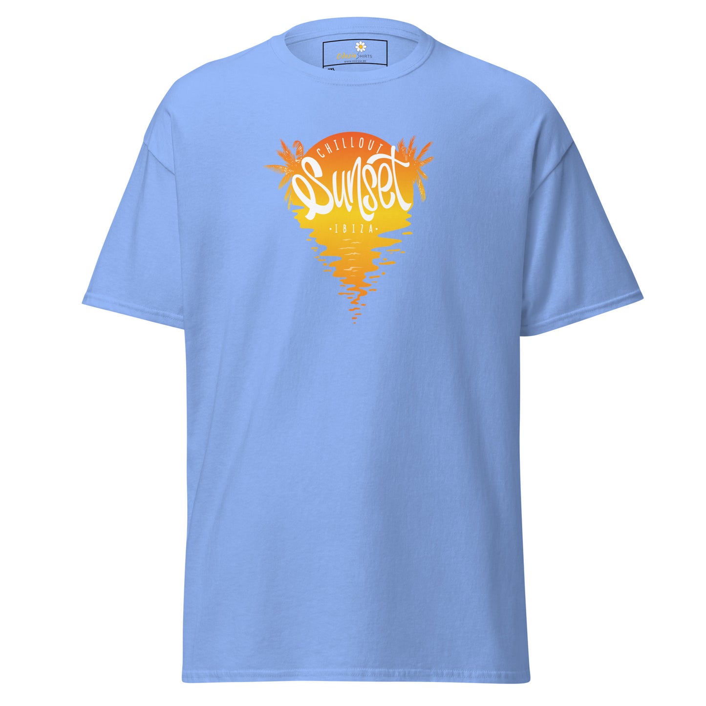 T-shirt classique pour homme - SUMMER IBIZA SUNSET - BIG