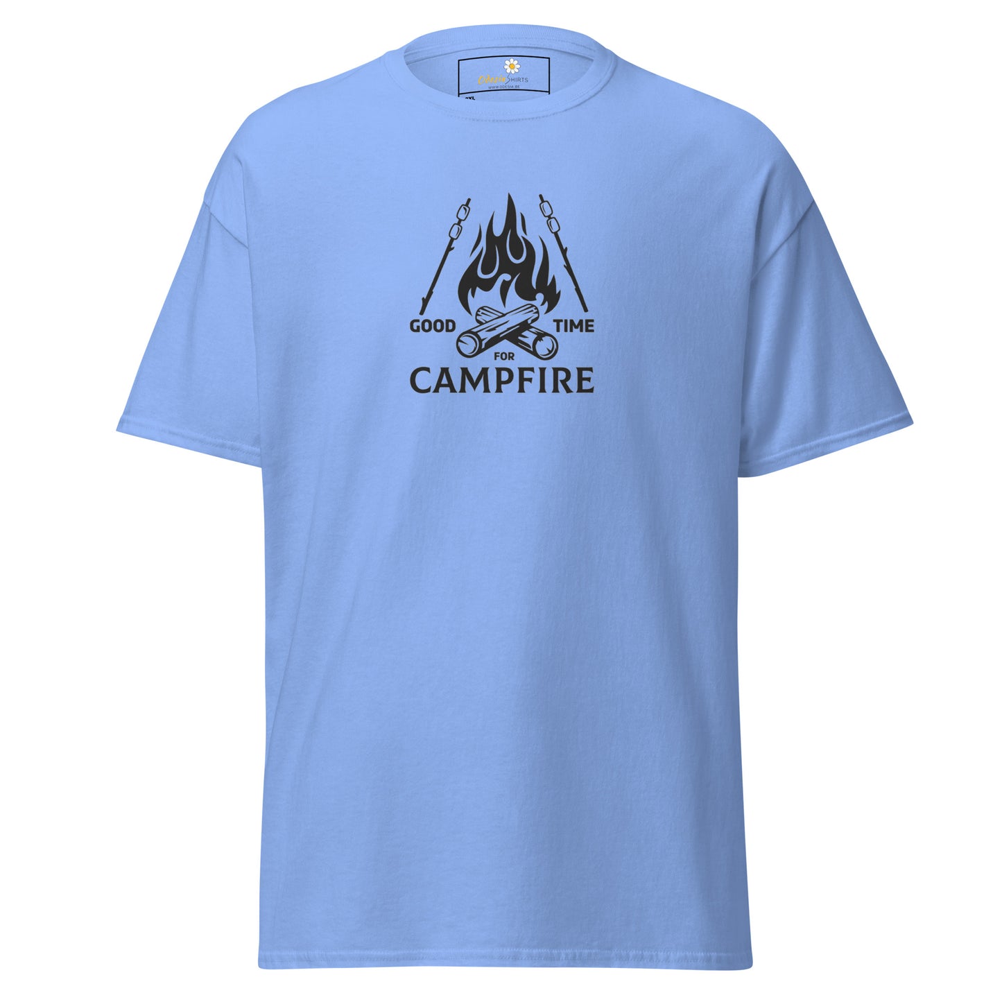 Unisex classic t-shirt - ADVENTURE GOOD TIMES CAMPFIRE - BIG
