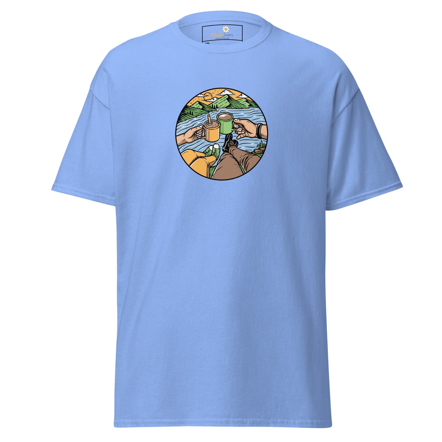 Unisex classic t-shirt - ADVENTURE NATURE TOGETHER - BIG