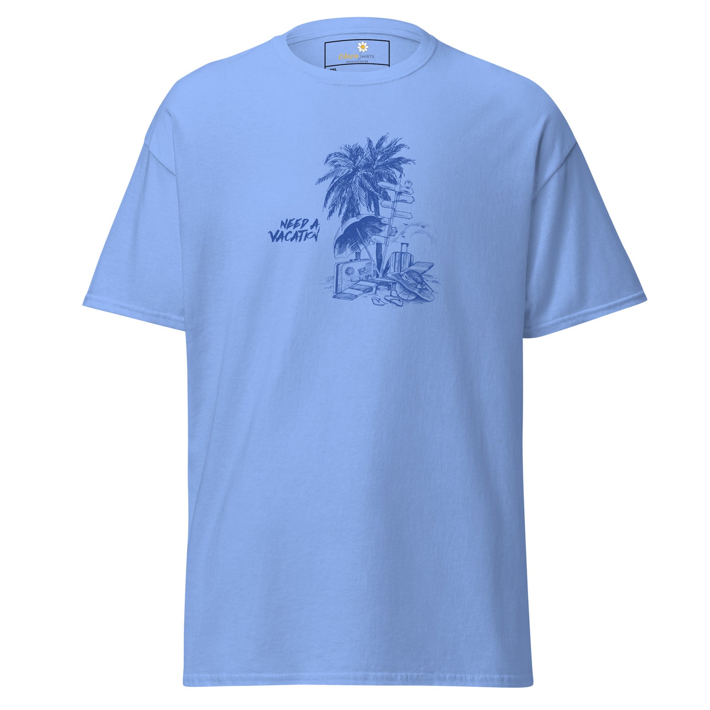 T-shirt classique pour homme - SUMMER NEED A VACATION - BIG