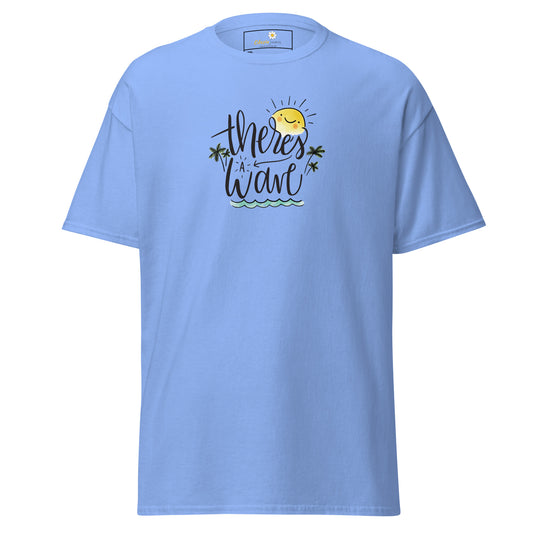 T-shirt classique pour homme - SUMMER THERES A WAVE - BIG