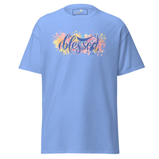 T-shirts classiques pour hommes - Texte Spirituel béni - Grand