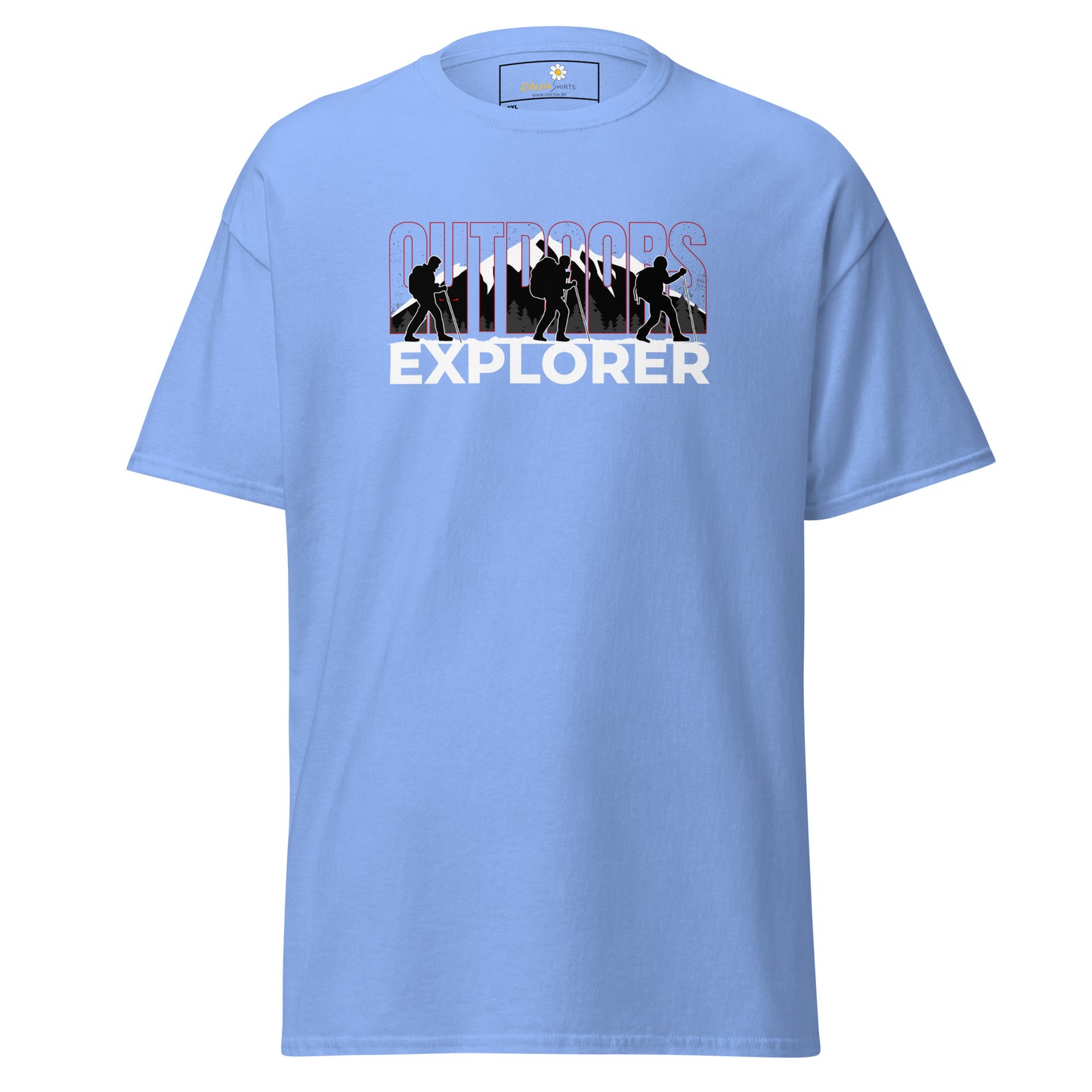 Unisex classic t-shirt - ADVENTURE OUTDOORS EXPLORER - BIG