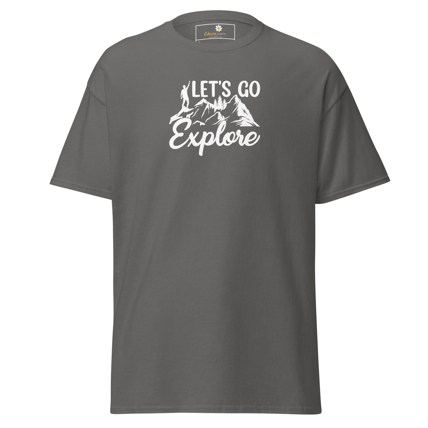 Unisex classic tee - ADVENTURE LETS GO EXPLORE - REGULAR