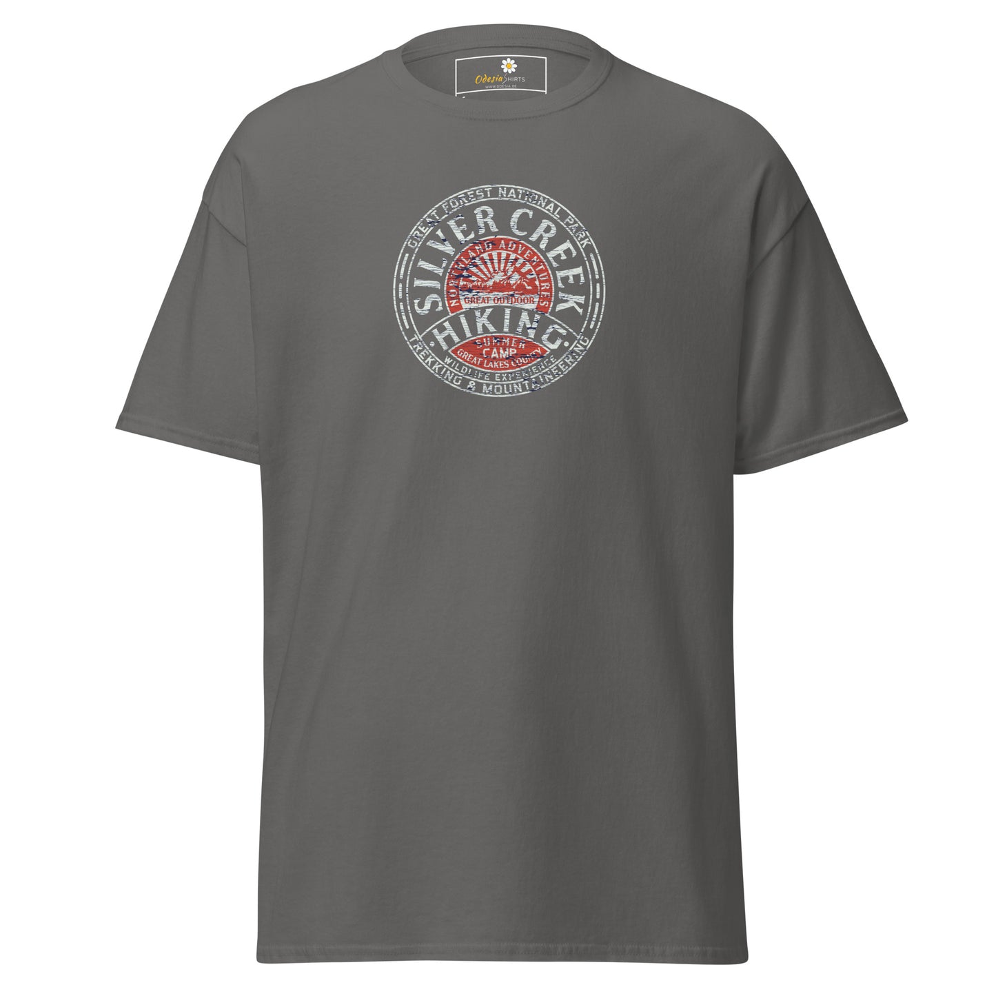 Heren klassiek T-shirt - ADVENTURE SILVER CREEK HIKING - REGULAR