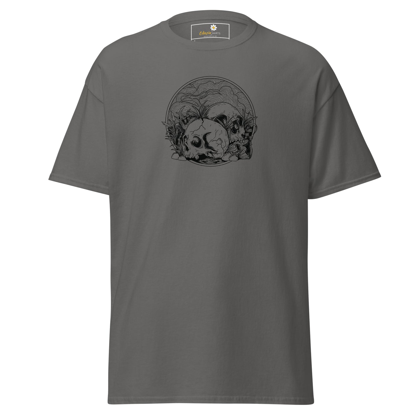 Unisex klassiek t-shirt - SKULL SUMMER SKULLS - REGULAR