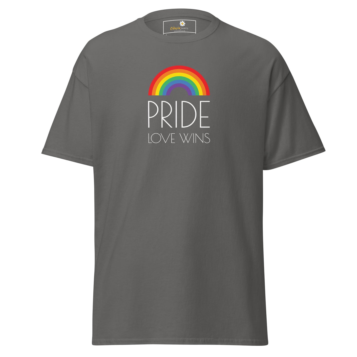 Unisex classic t-shirt - LGBTQ PRIDE LOVE WINS - REGULAR