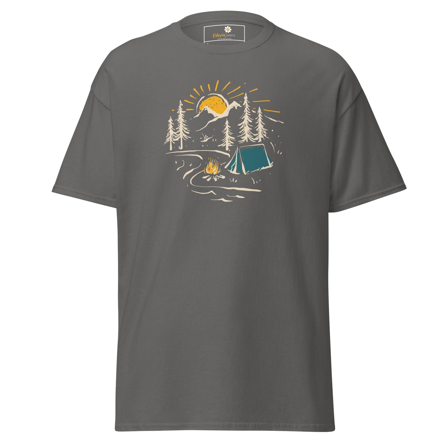 Unisex classic t-shirt - ADVENTURE CAMPFIRE CIRCLE - REGULAR