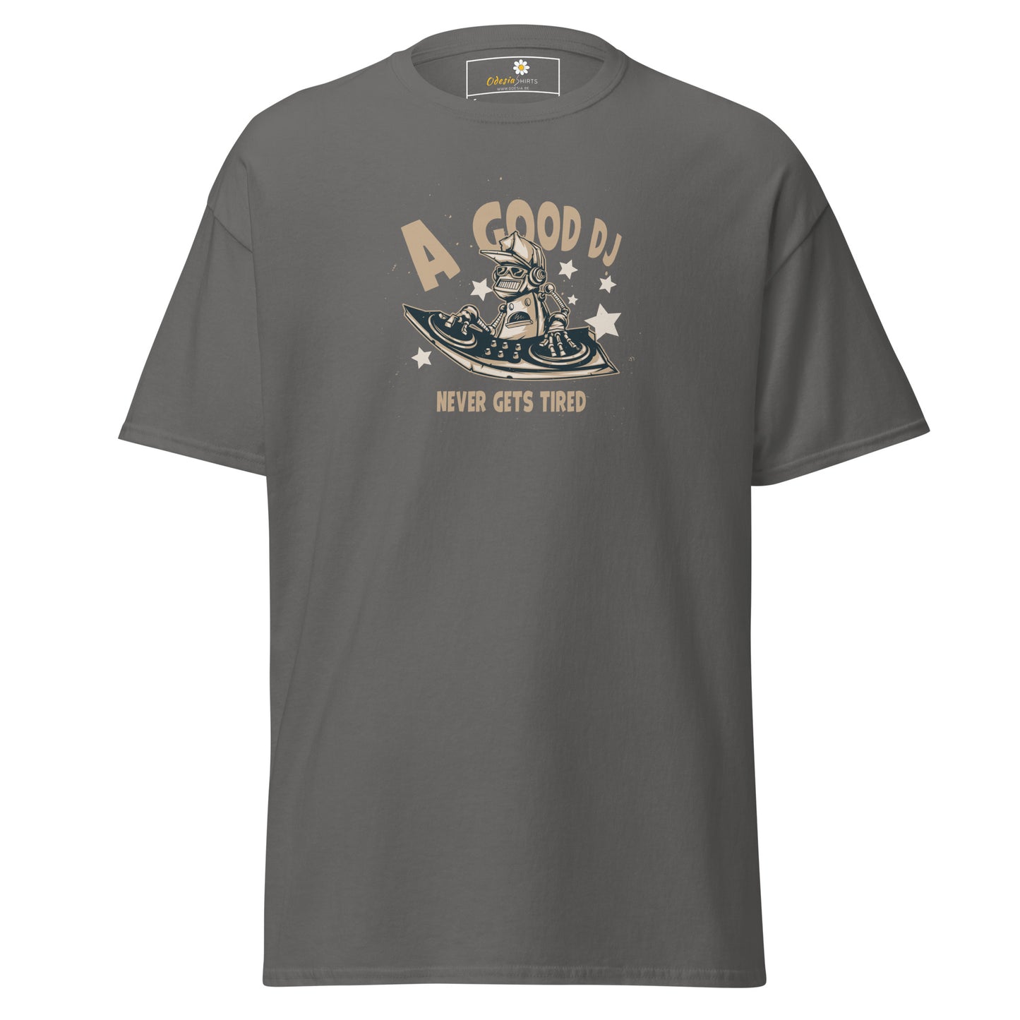 T-shirt classique unisexe - Un bon DJ jamais fatigué - Regular
