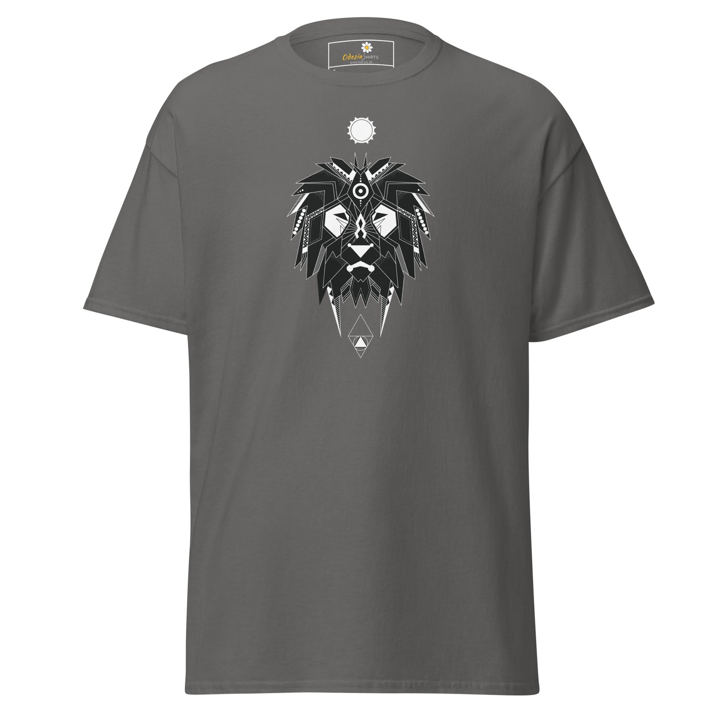 Unisex classic t-shirt - ABSTRACT MYSTIC LION HEAD - REGULAR